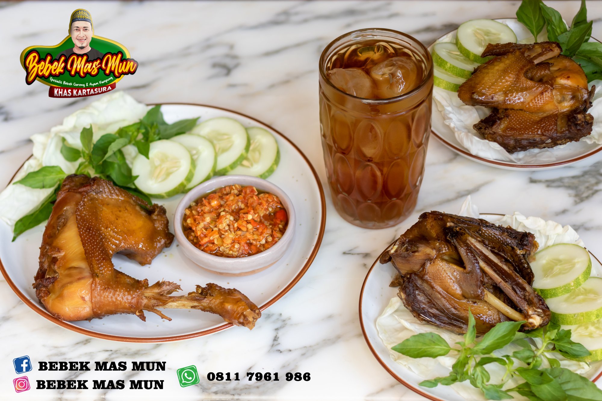 Paket Bebek + Ayam + Es Teh